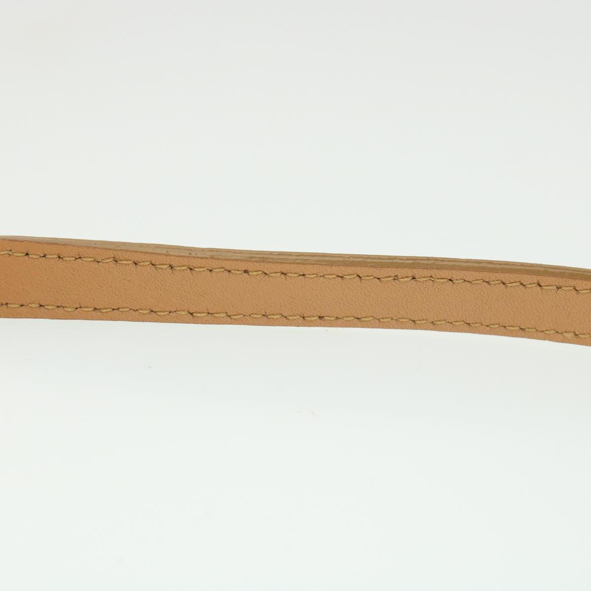 Burberry Shoulder Bag Leather Orange Auth am3721