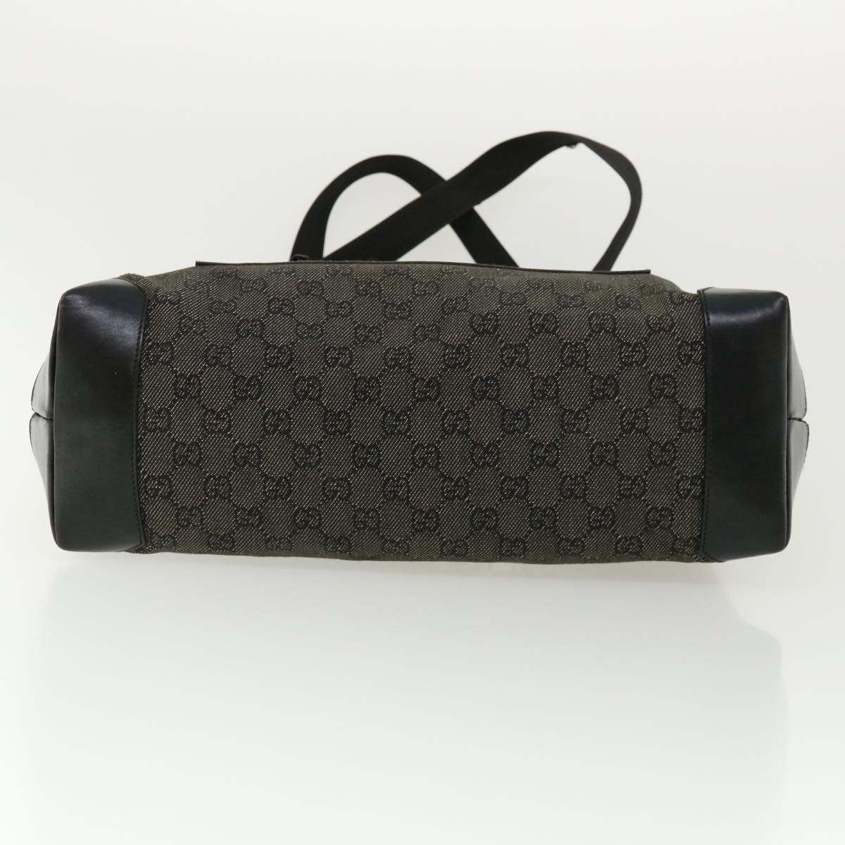 GUCCI GG Canvas Tote Bag Black 34339  am3809