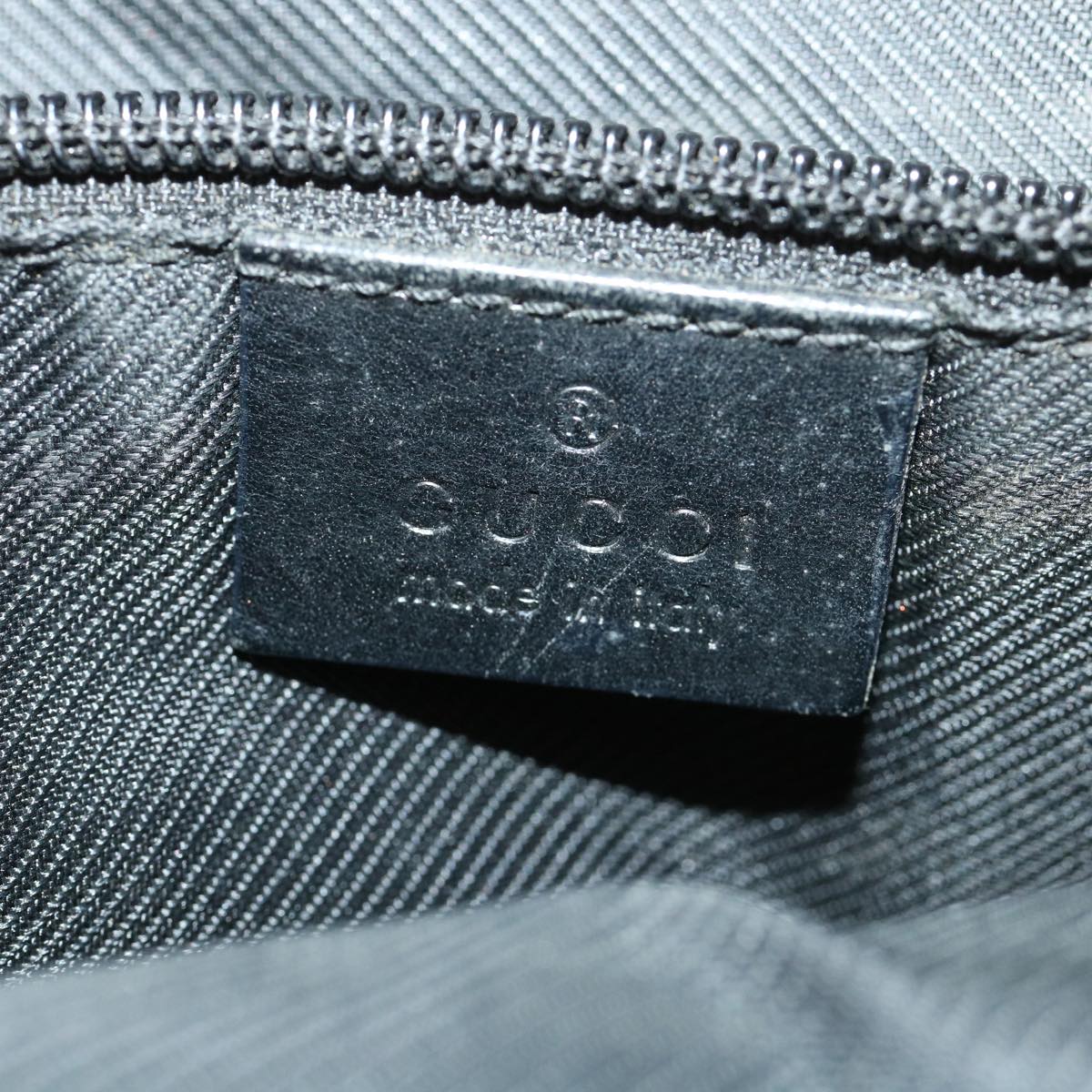 GUCCI GG Canvas Tote Bag Black 34339  am3809