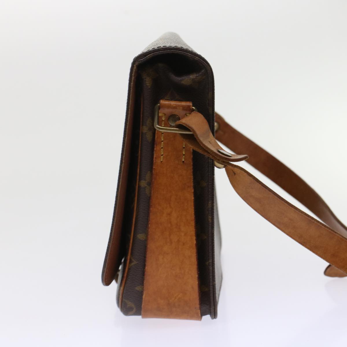 LOUIS VUITTON Monogram Cartouchiere GM Shoulder Bag M51252 LV  am4526