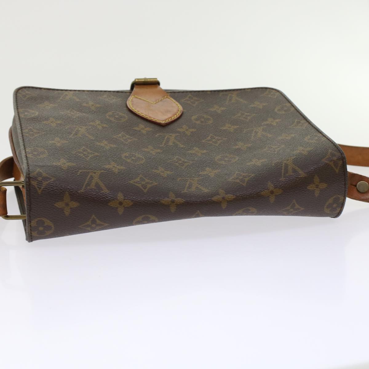 LOUIS VUITTON Monogram Cartouchiere GM Shoulder Bag M51252 LV  am4526