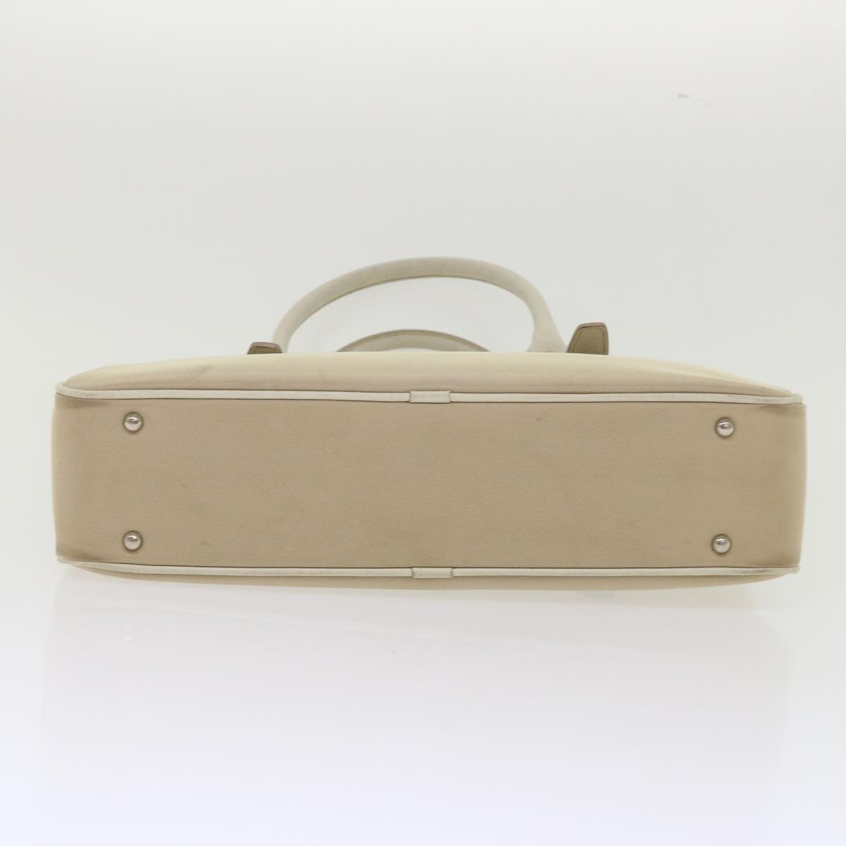 Burberry Nova Check Shoulder Bag Nylon Leather Beige Auth am4592