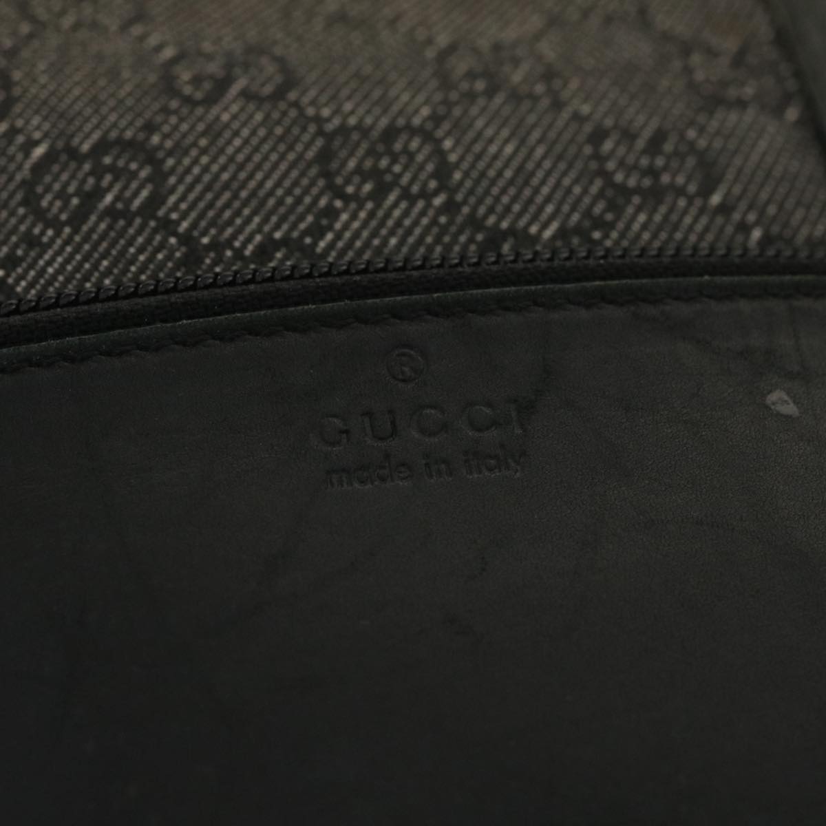 GUCCI GG Canvas Tote Bag Black 28893  ar8950