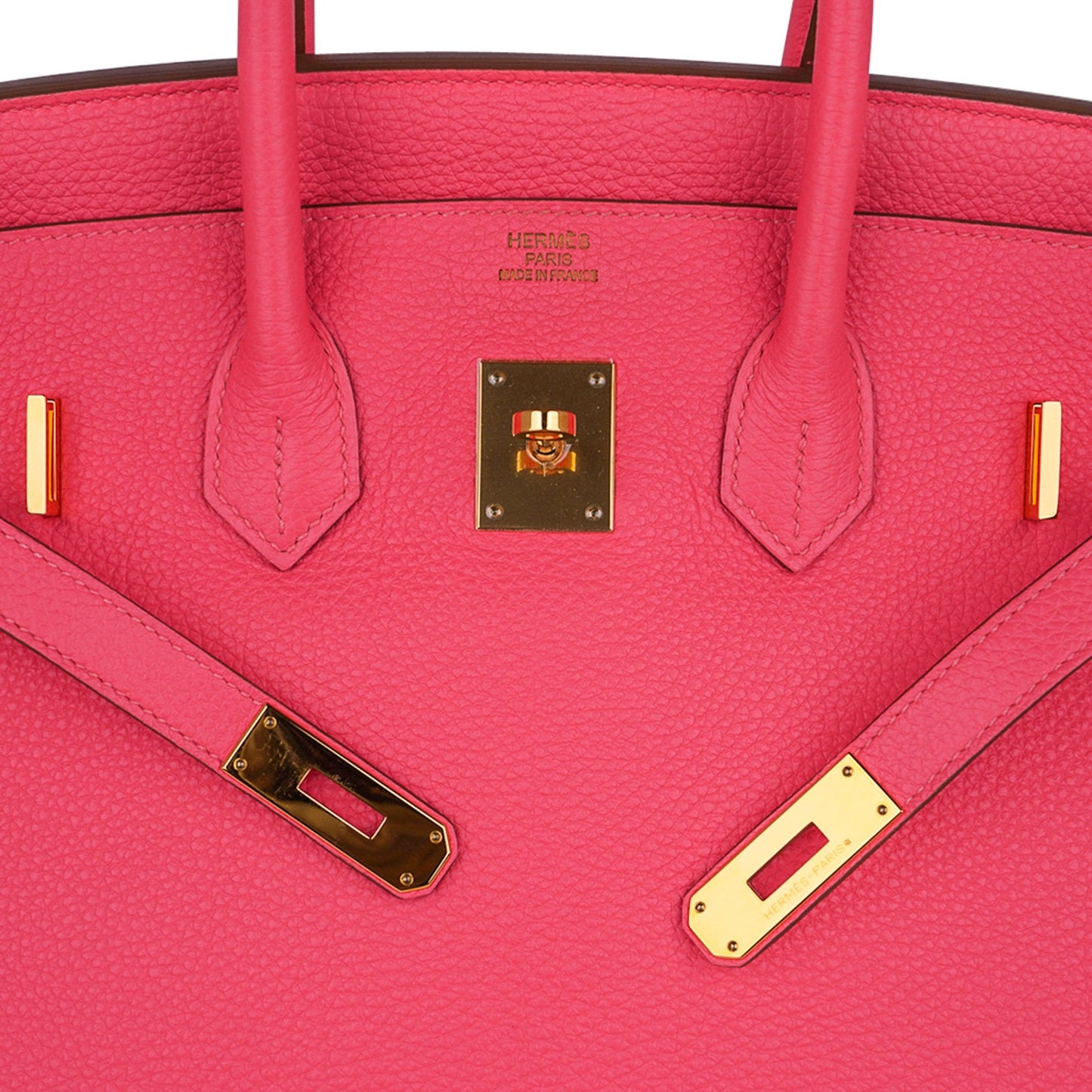 Hermes Birkin 35 Bag Rose Lipstick Pink Togo Gold Hardware