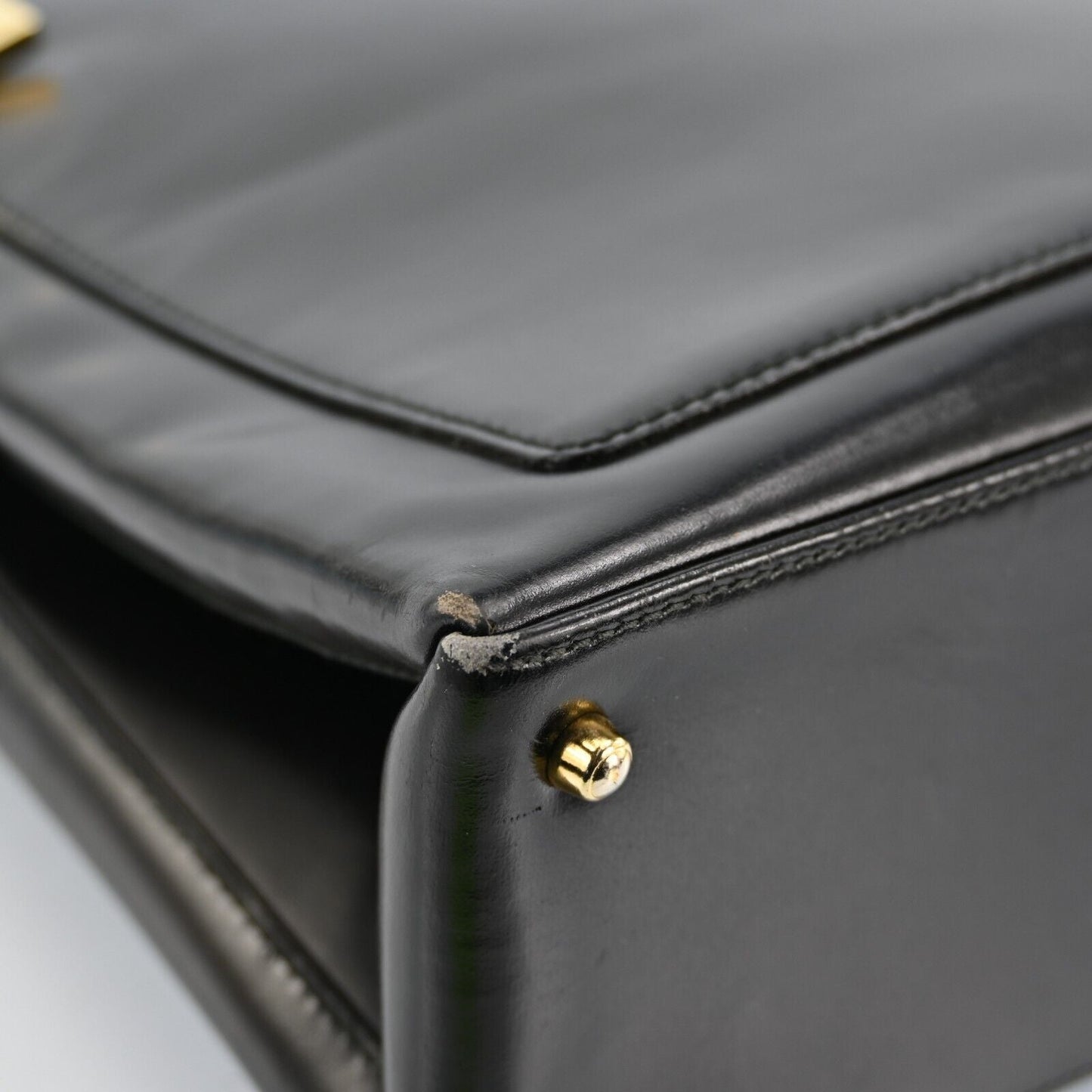 Gucci Logo Shoulder Bag Handbag Patent
