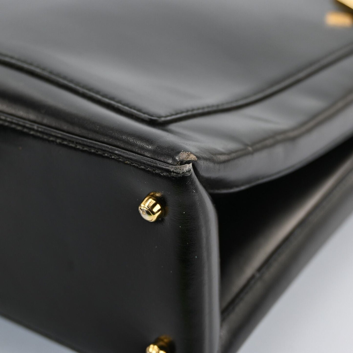 Gucci Logo Shoulder Bag Handbag Patent