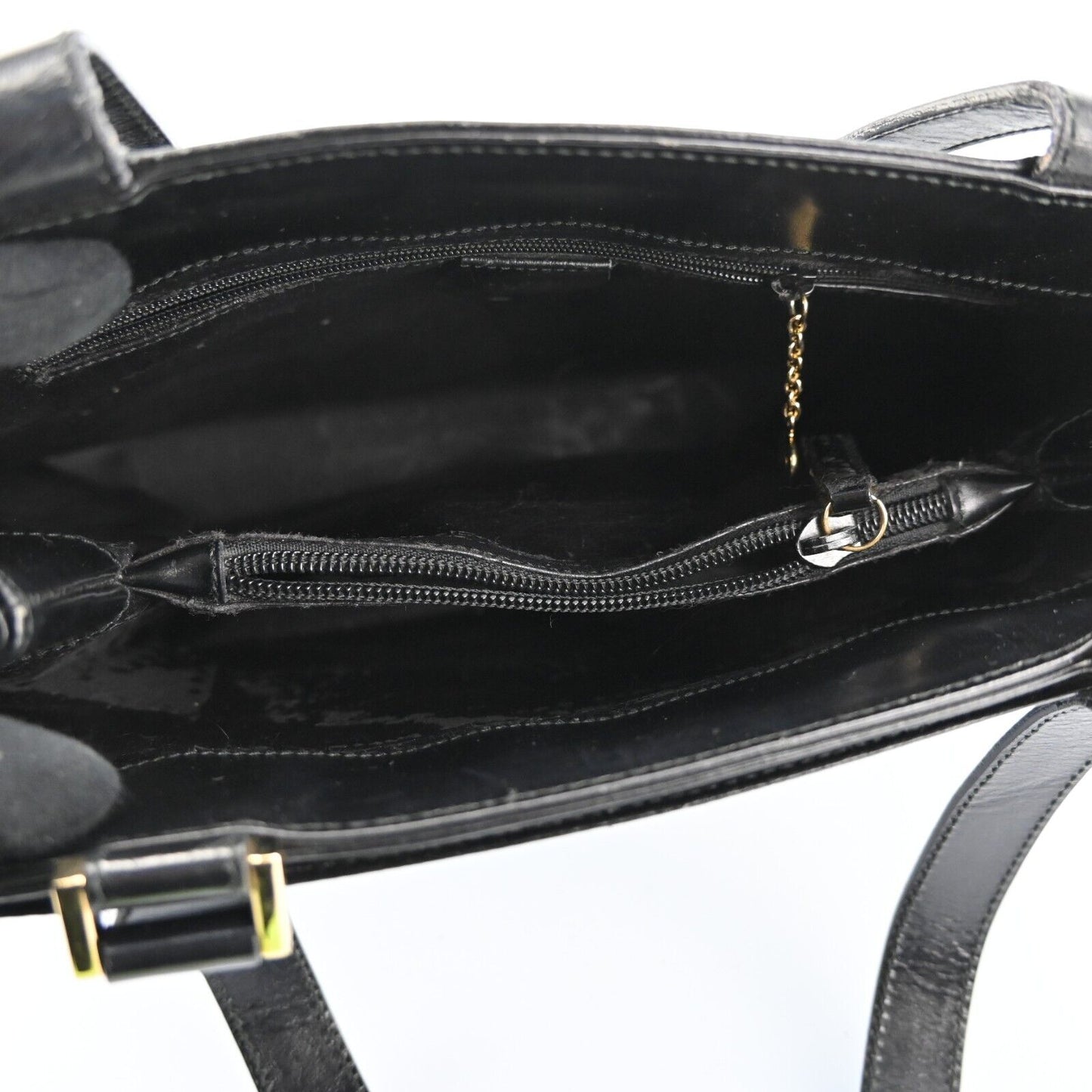 Gucci Logo Shoulder Bag Handbag Patent