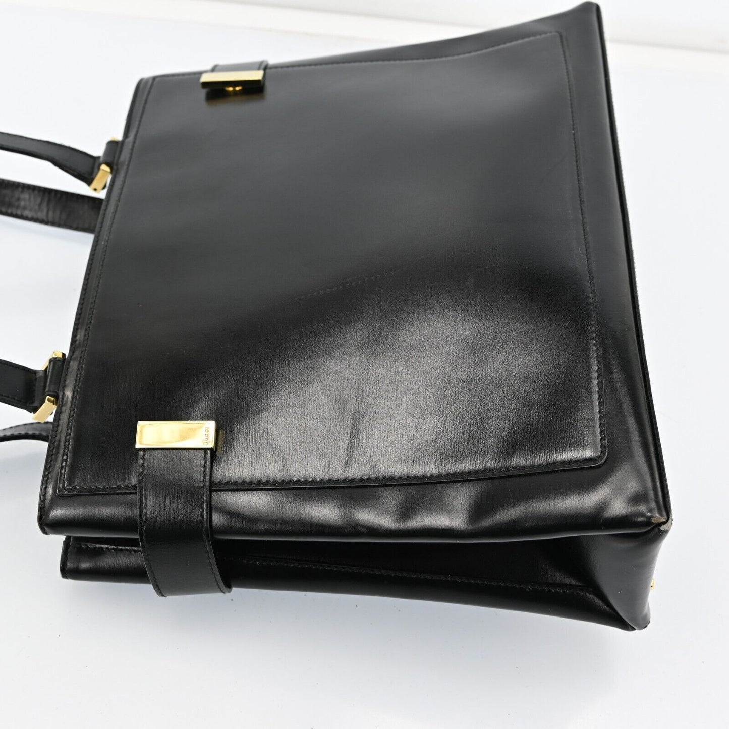 Gucci Logo Shoulder Bag Handbag Patent