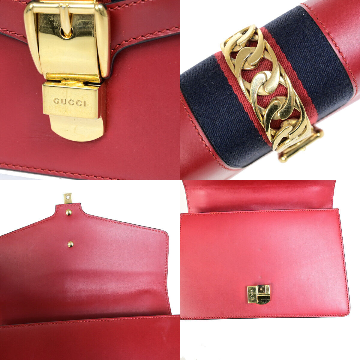 Gucci Logo Sylvie Sherry Shoulder Bag