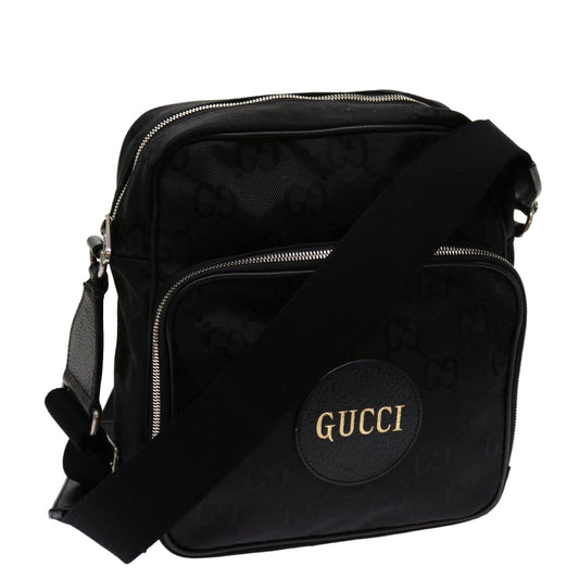 Gucci Gg Canvas Shoulder Bag Black