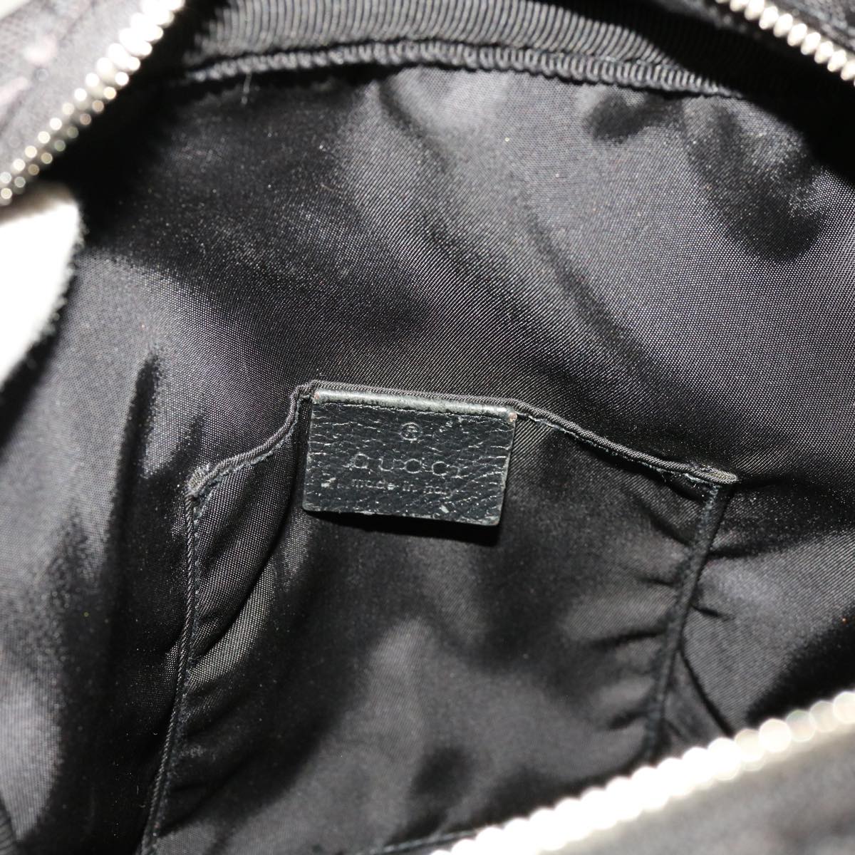 Gucci Gg Canvas Shoulder Bag Black