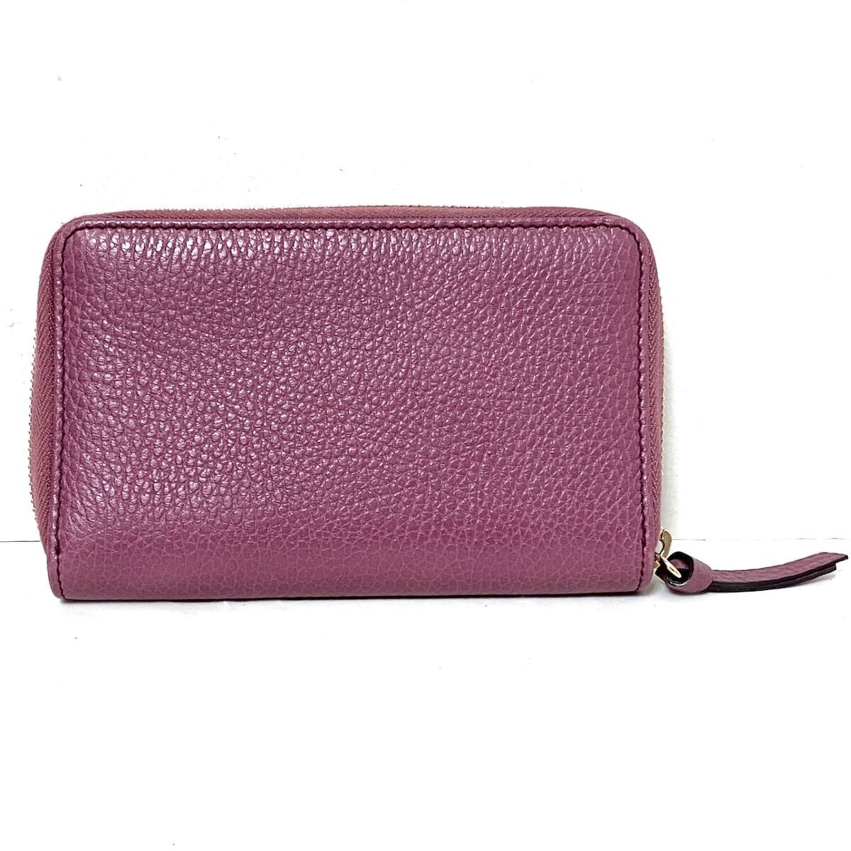 Gucci - Pink Leather Long Wallet