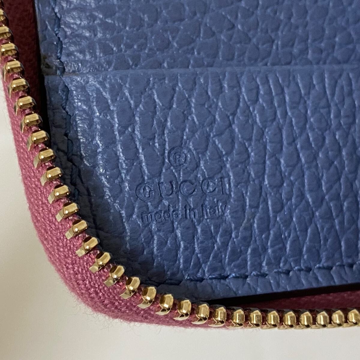 Gucci - Pink Leather Long Wallet