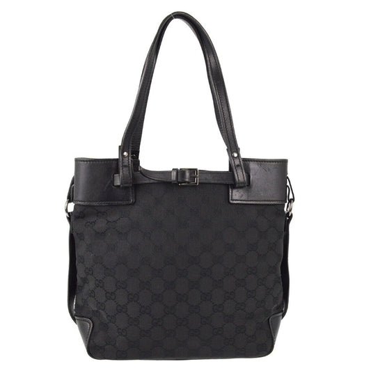 Gucci Black Gg Tote Handbag
