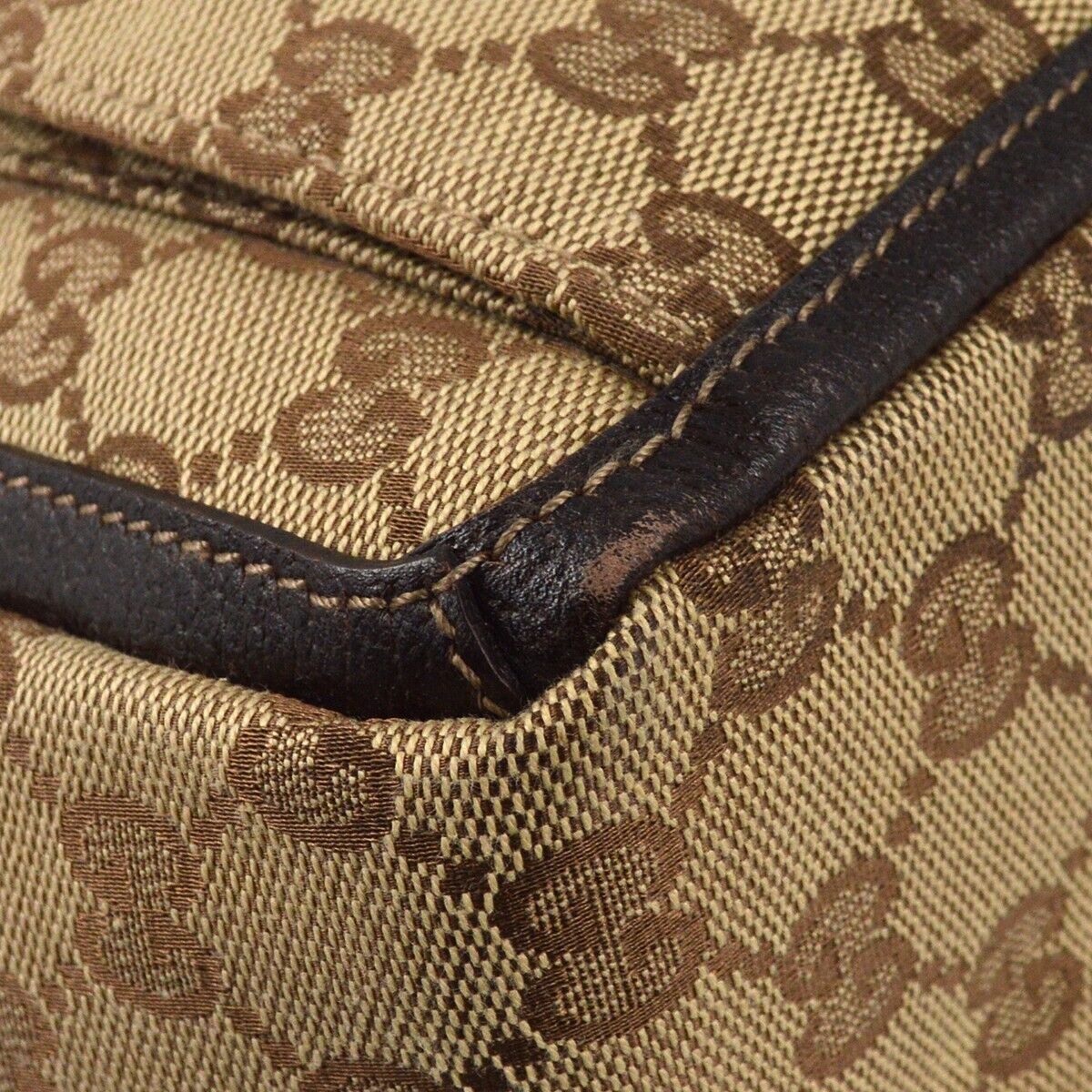 Gucci Beige Brown Gg Tote Handbag