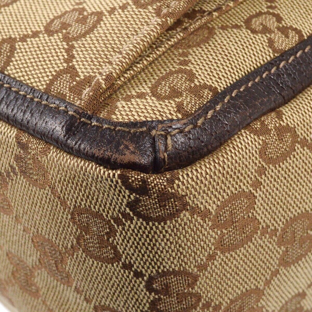Gucci Beige Brown Gg Tote Handbag