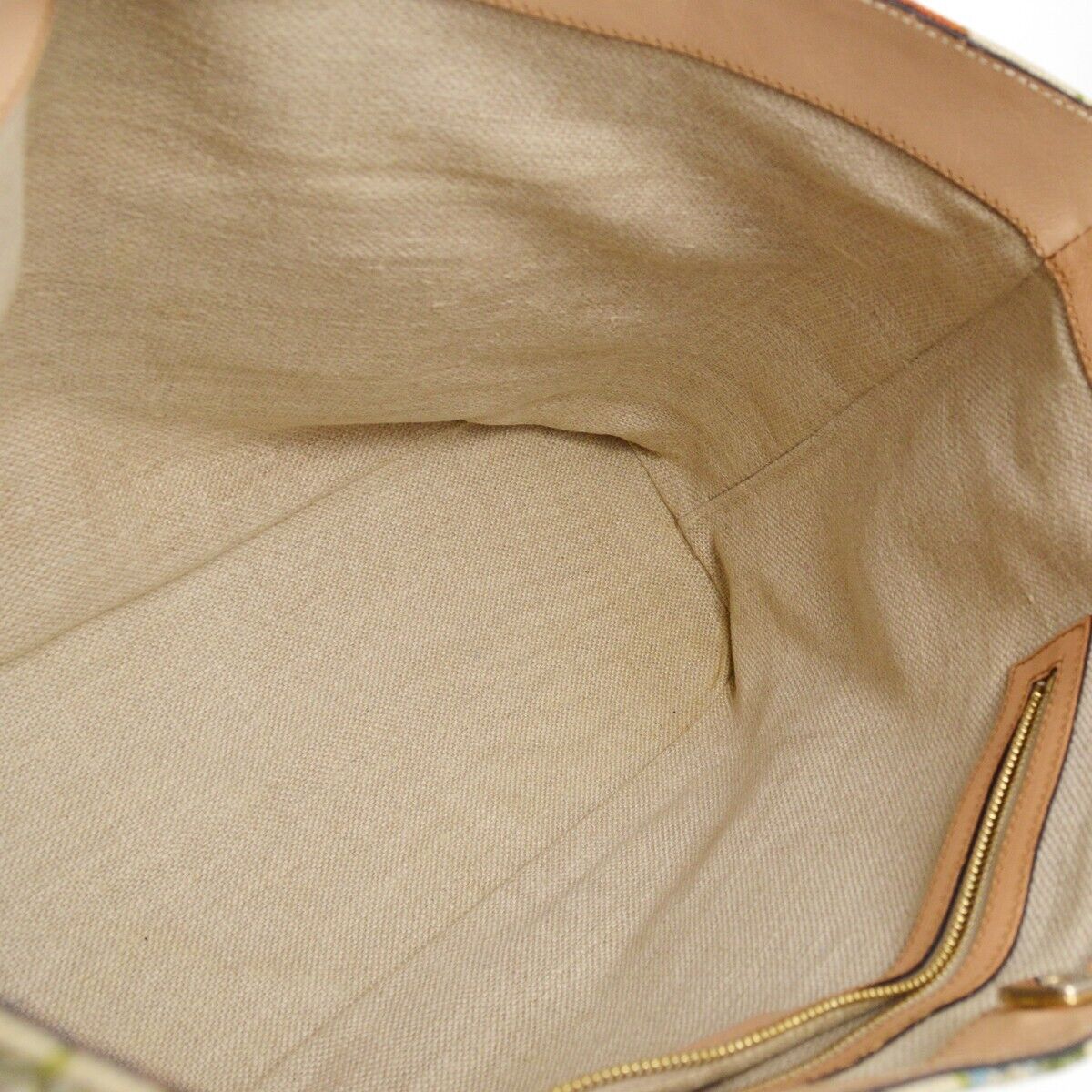 Gucci Beige Flower Horsebit Tote Handbag