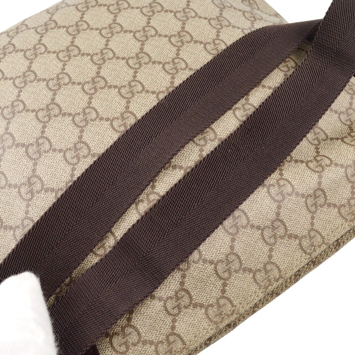 Gucci Brown Gg Crossbody Bag