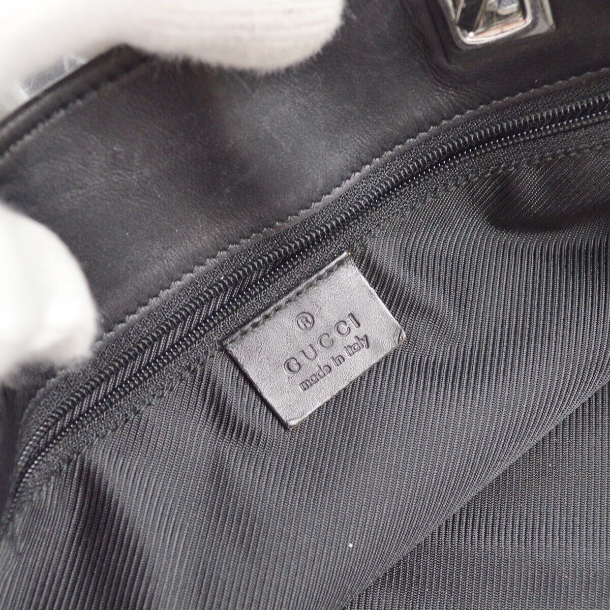 Gucci Black Gg Tote Handbag