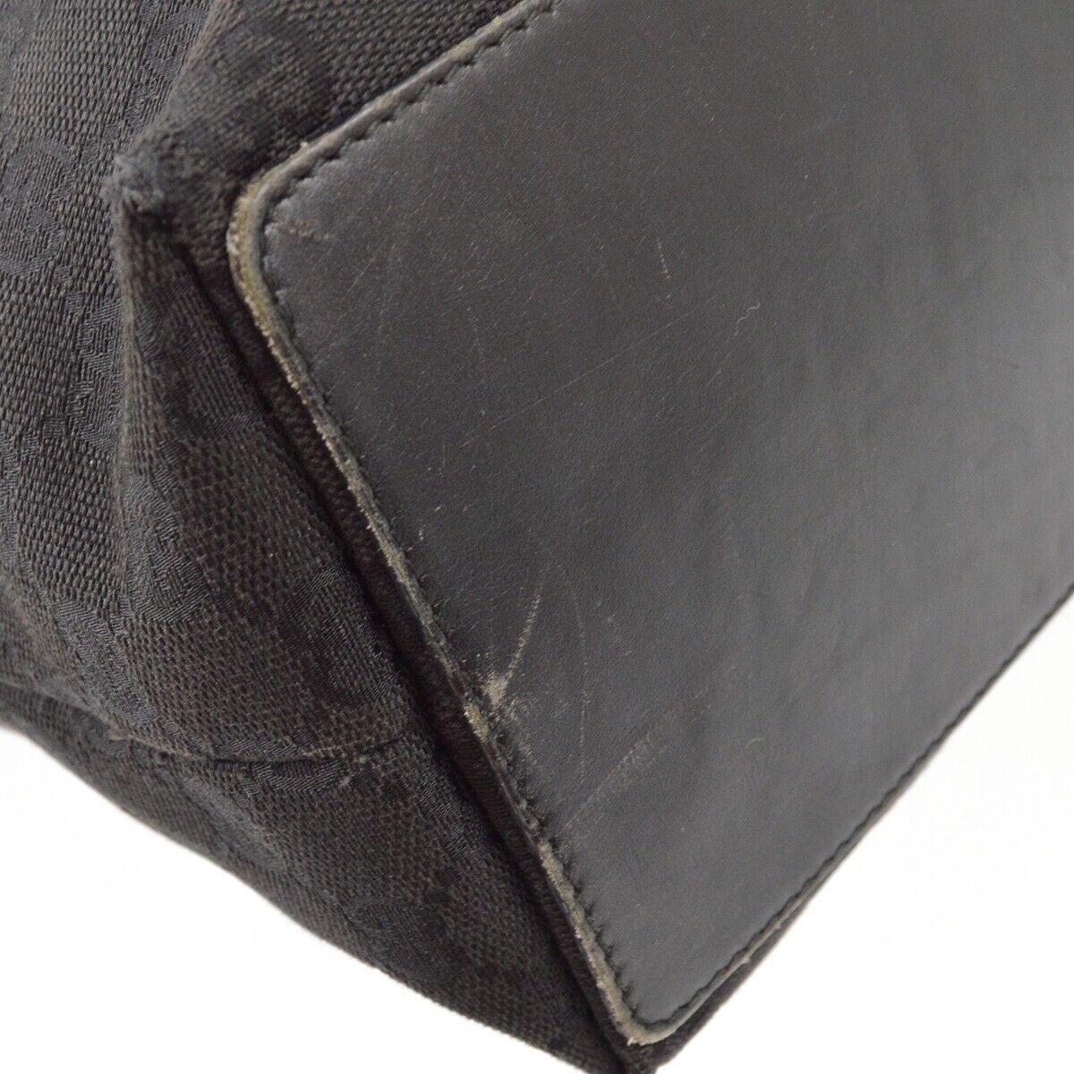 Gucci Black Gg Tote Handbag