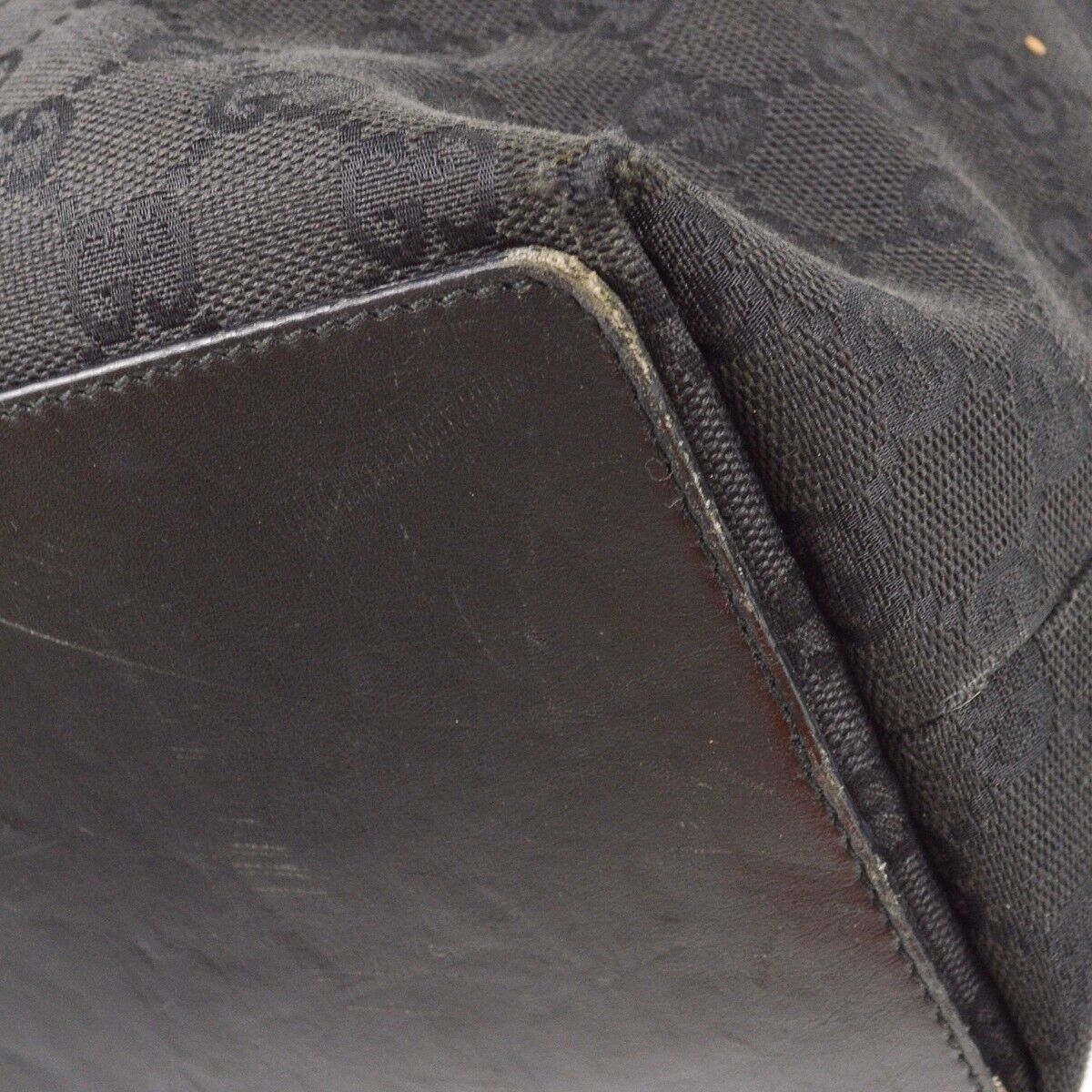 Gucci Black Gg Tote Handbag