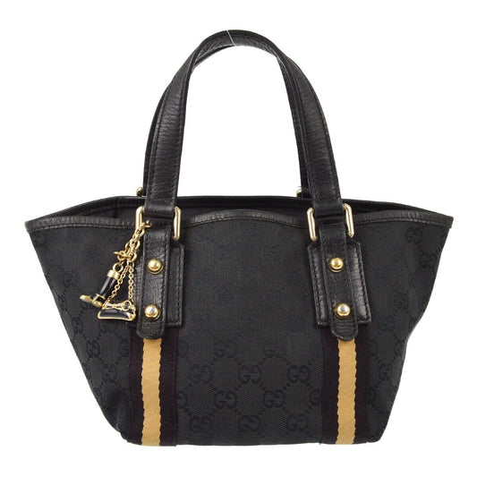 Gucci Black Gg Tote Handbag