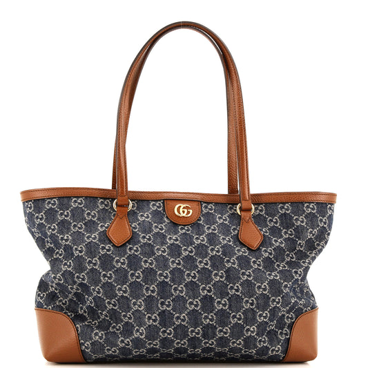 Gucci Ophidia Shopping Tote Gg Denim