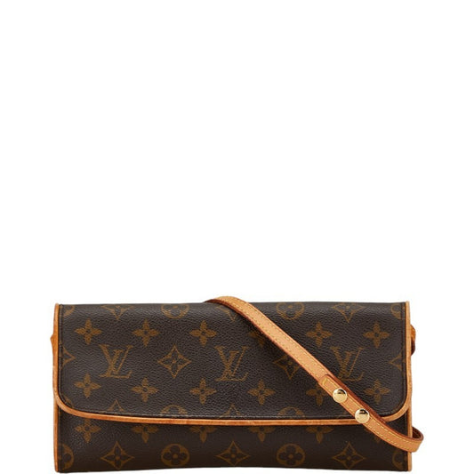 Louis Vuitton  Pvc Leather Pochette Shoulder Bag