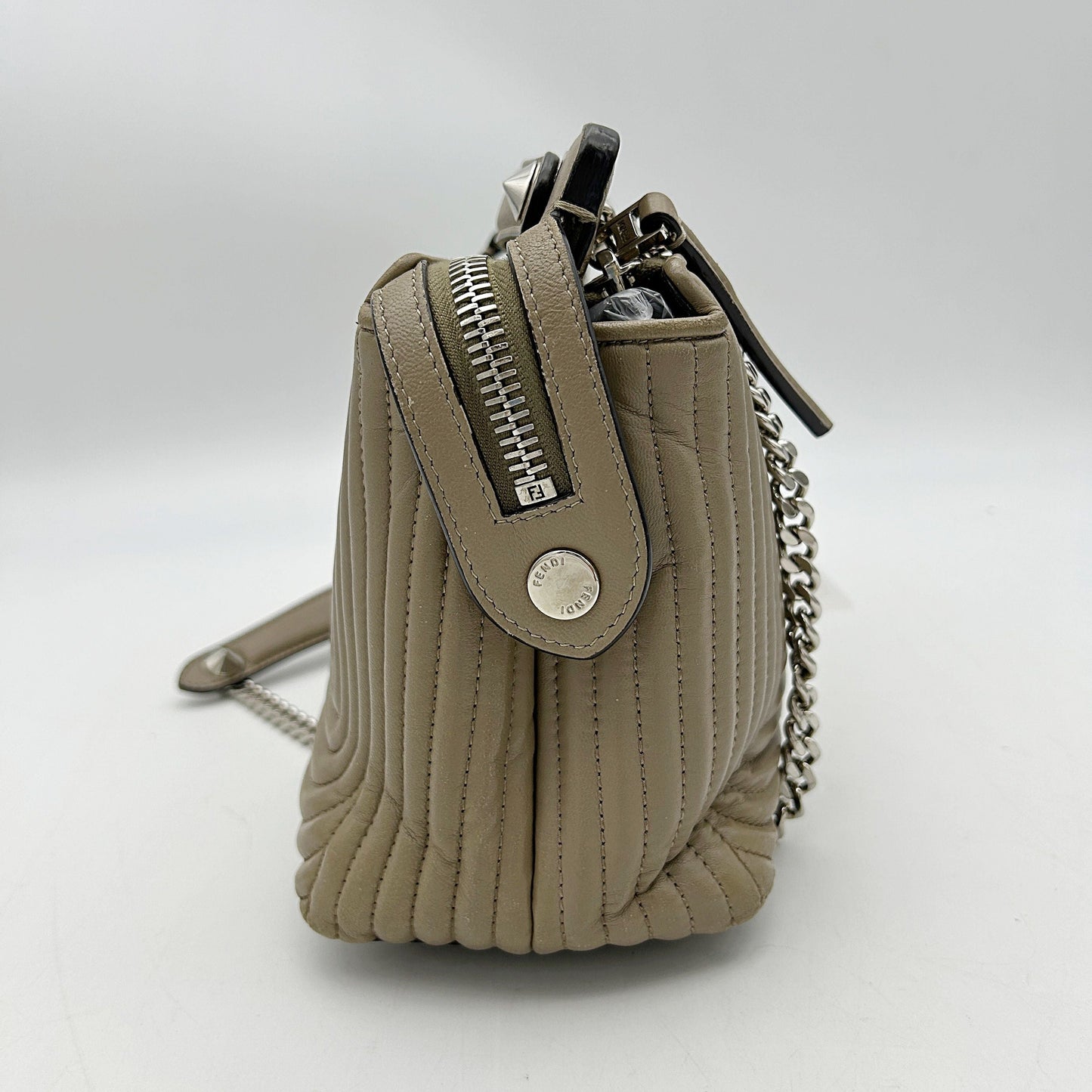 Fendi Leather Dotcom Click Small - Blue Shoulder Bags, Handbags LA15425