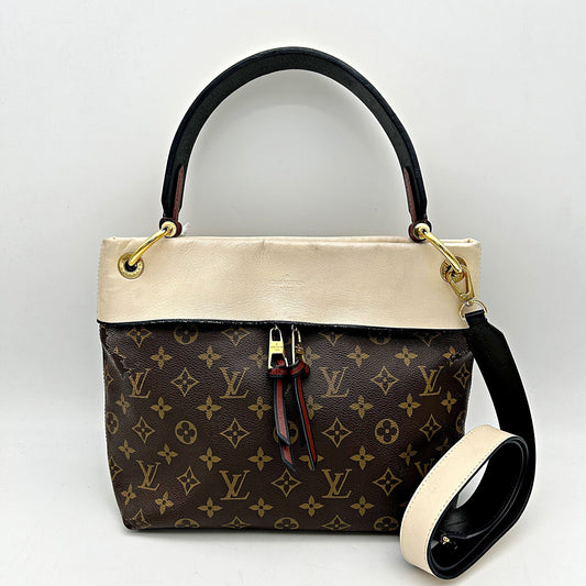 Pre-owned LOUIS VUITTON Monogram Tuileries Besace Creme LA32388
