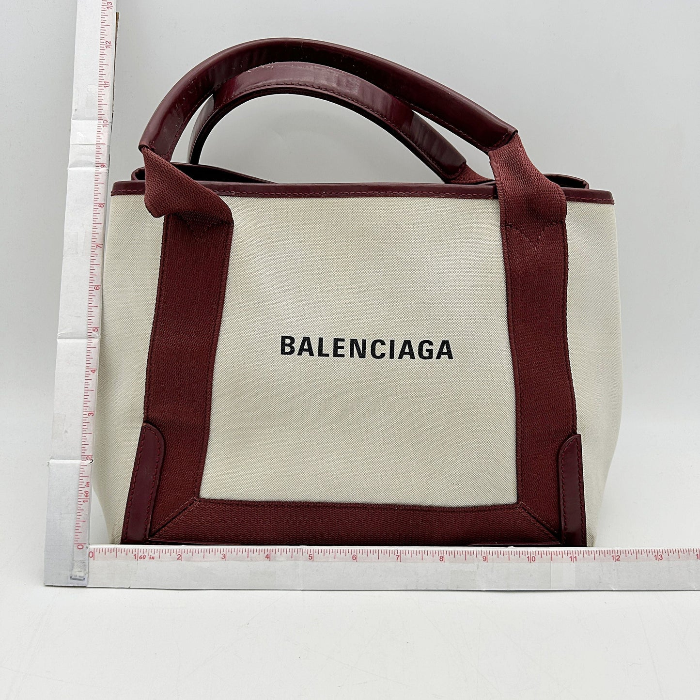 Balenciaga XS Navy Cabas Tote - Totes, Handbags LA33547