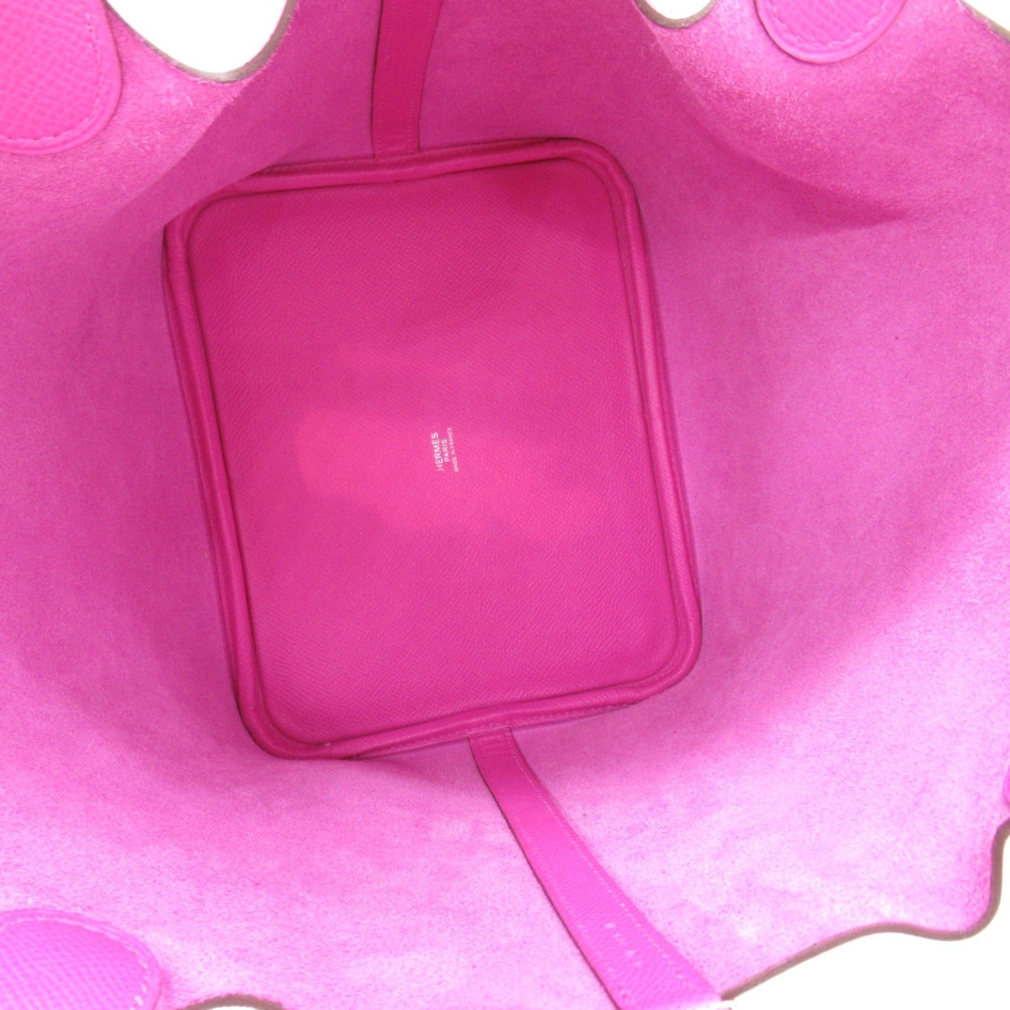 Hermes HERMES Picotin Lock MM Treasury Magnolia Tote Bag  Bag Leather  Epsom Pink Magnolia/Clé/Blue Sapphire-L 【Ancestral】 EI BRANDOFF