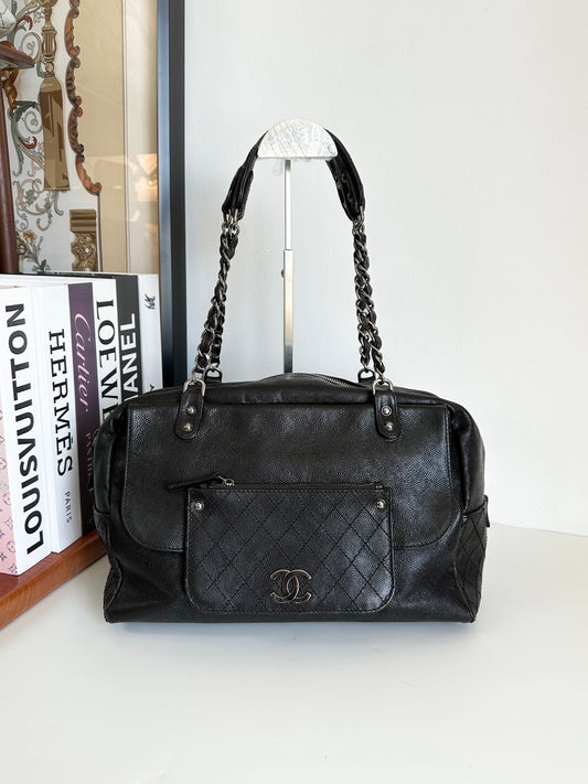 Chanel Pocket in the City Tote - Black Shoulder Bags, Handbags #JIUE