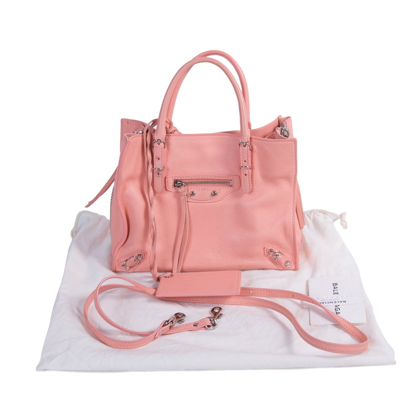 Balenciaga Mini A4 Papier Zip Around Shoulder Bag