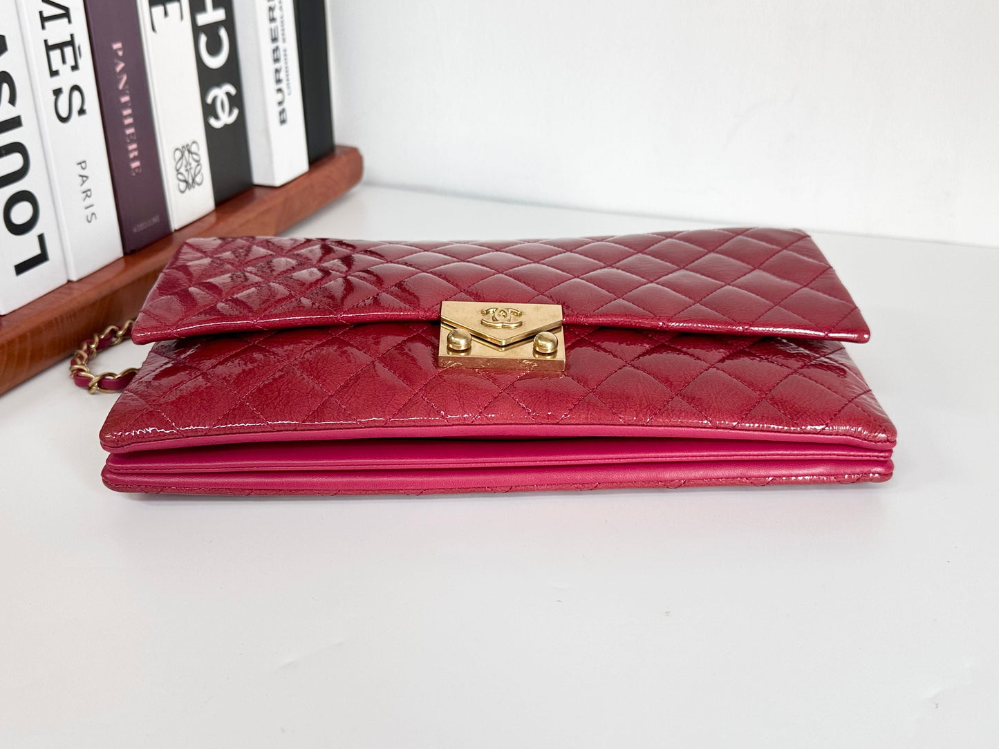 Chanel Pagoda Accordion Flap Bag - Red Shoulder Bags, Handbags #E
