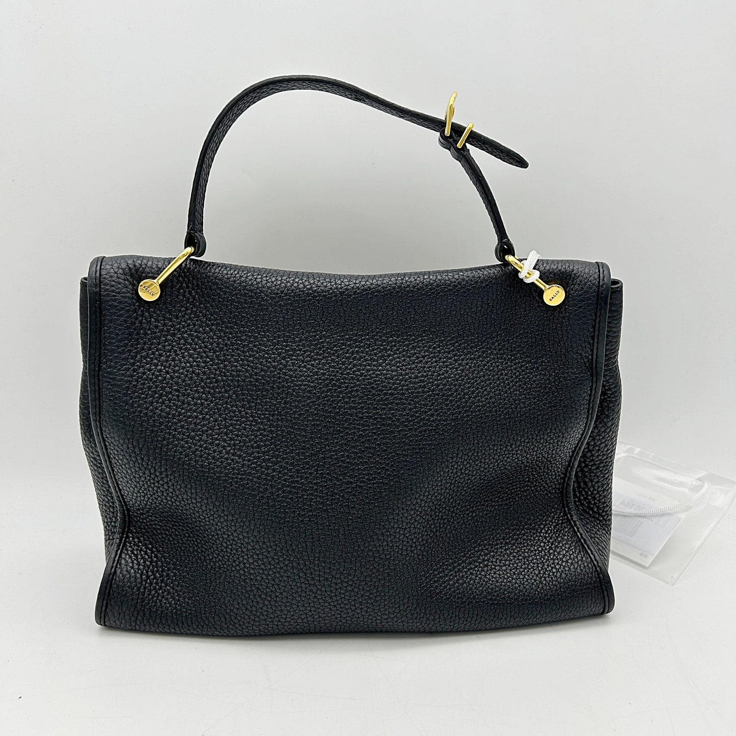 Bally Bloom Hobo SM Handbag Black Leather LA6608