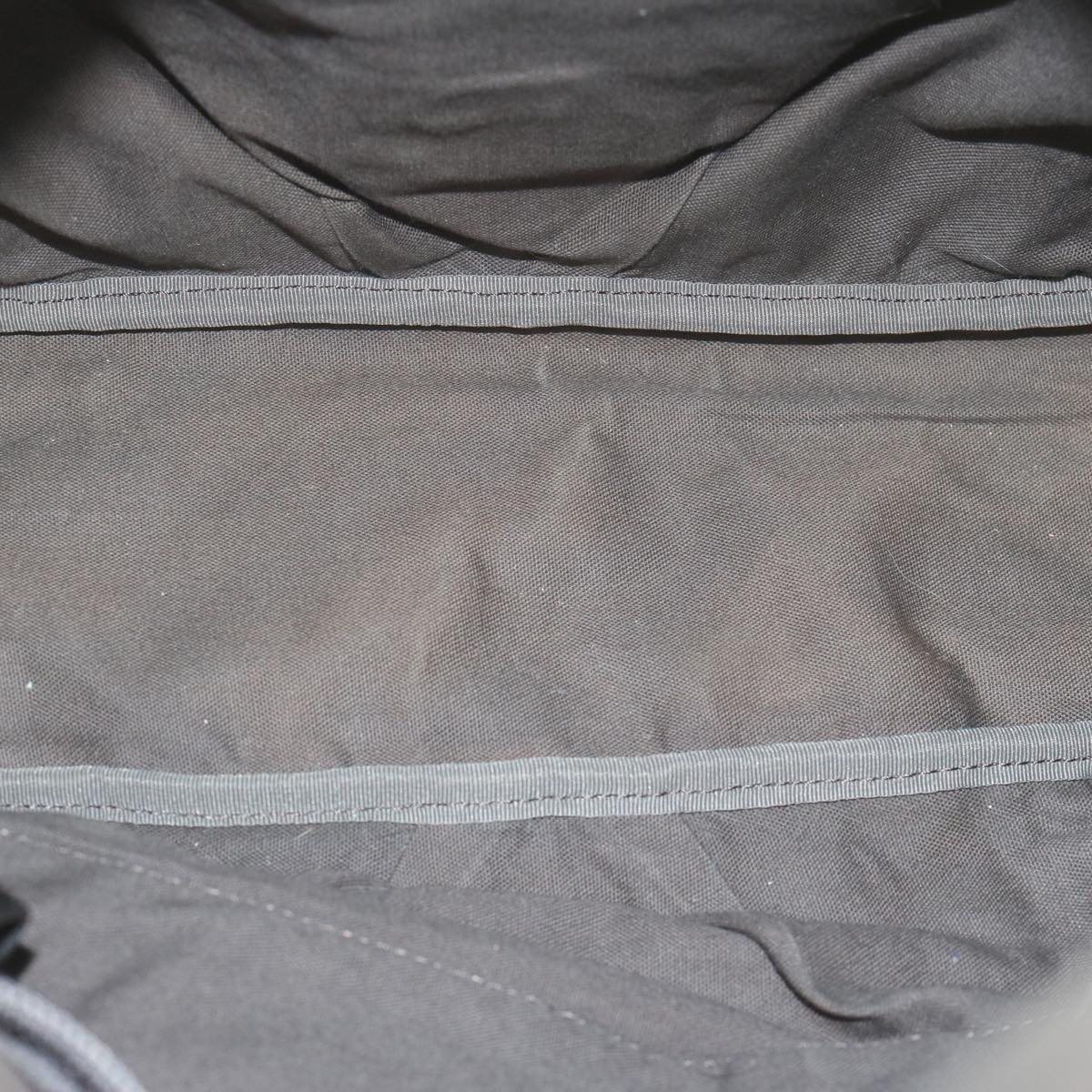 Burberry Shoulder Bag Canvas Gray Auth bs10635