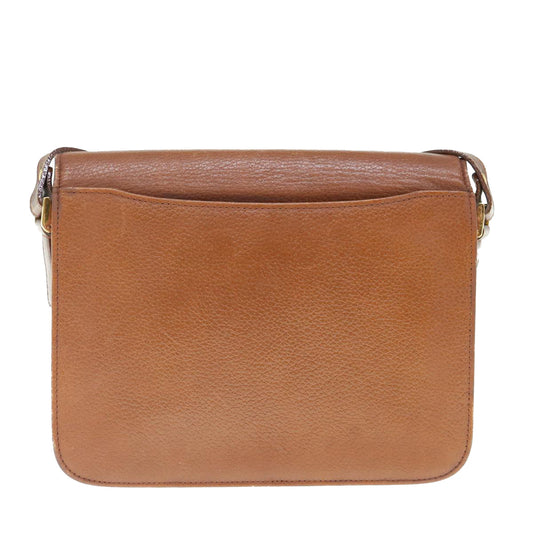 BurberrySs Shoulder Bag Leather Brown Auth bs11137