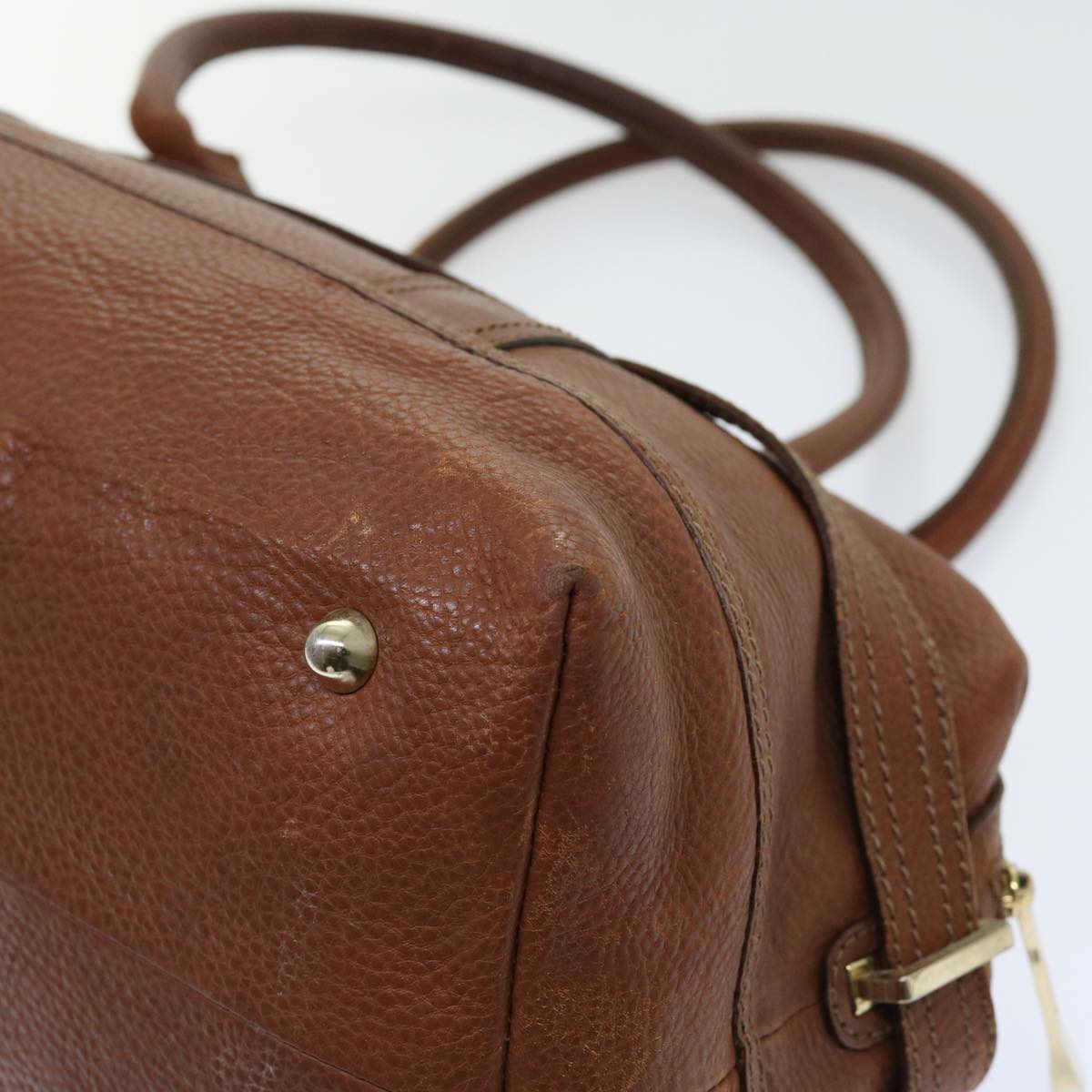 Burberry Shoulder Bag Leather Brown Auth bs11191