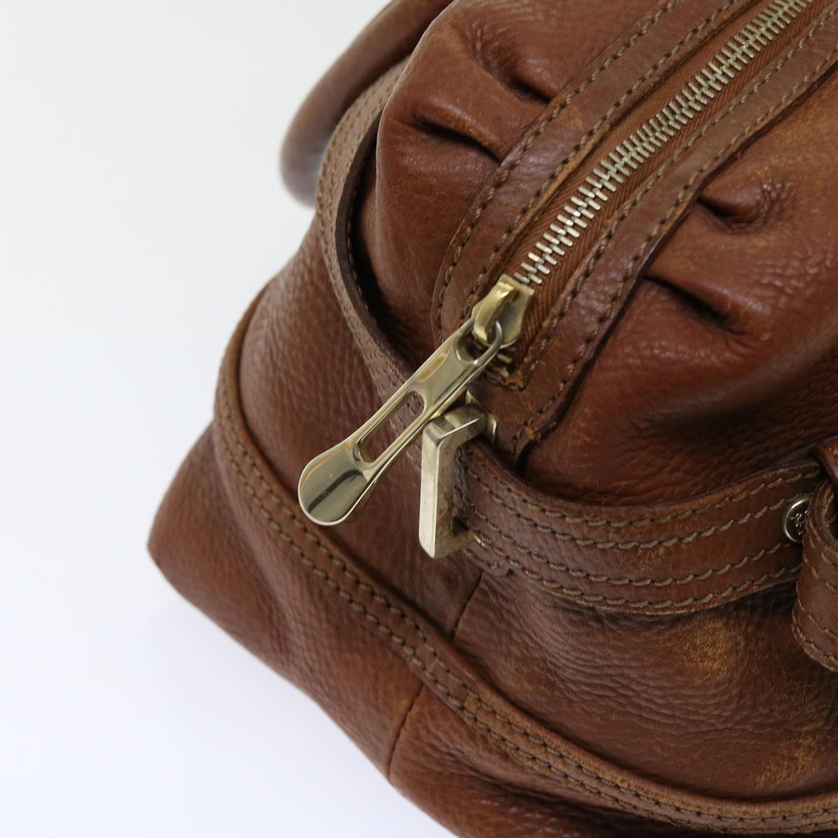 Burberry Shoulder Bag Leather Brown Auth bs11191