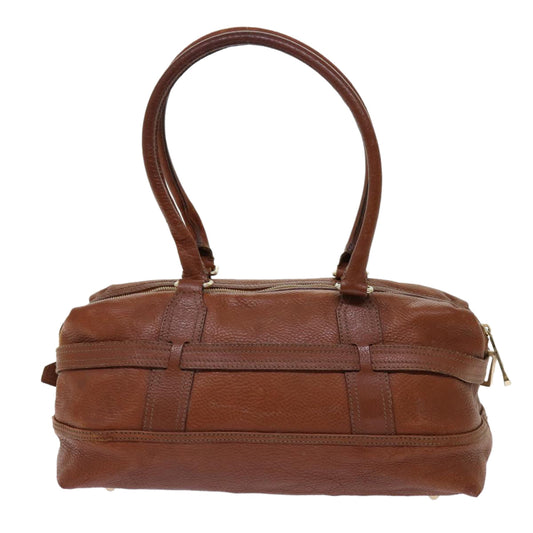 Burberry Shoulder Bag Leather Brown Auth bs11191