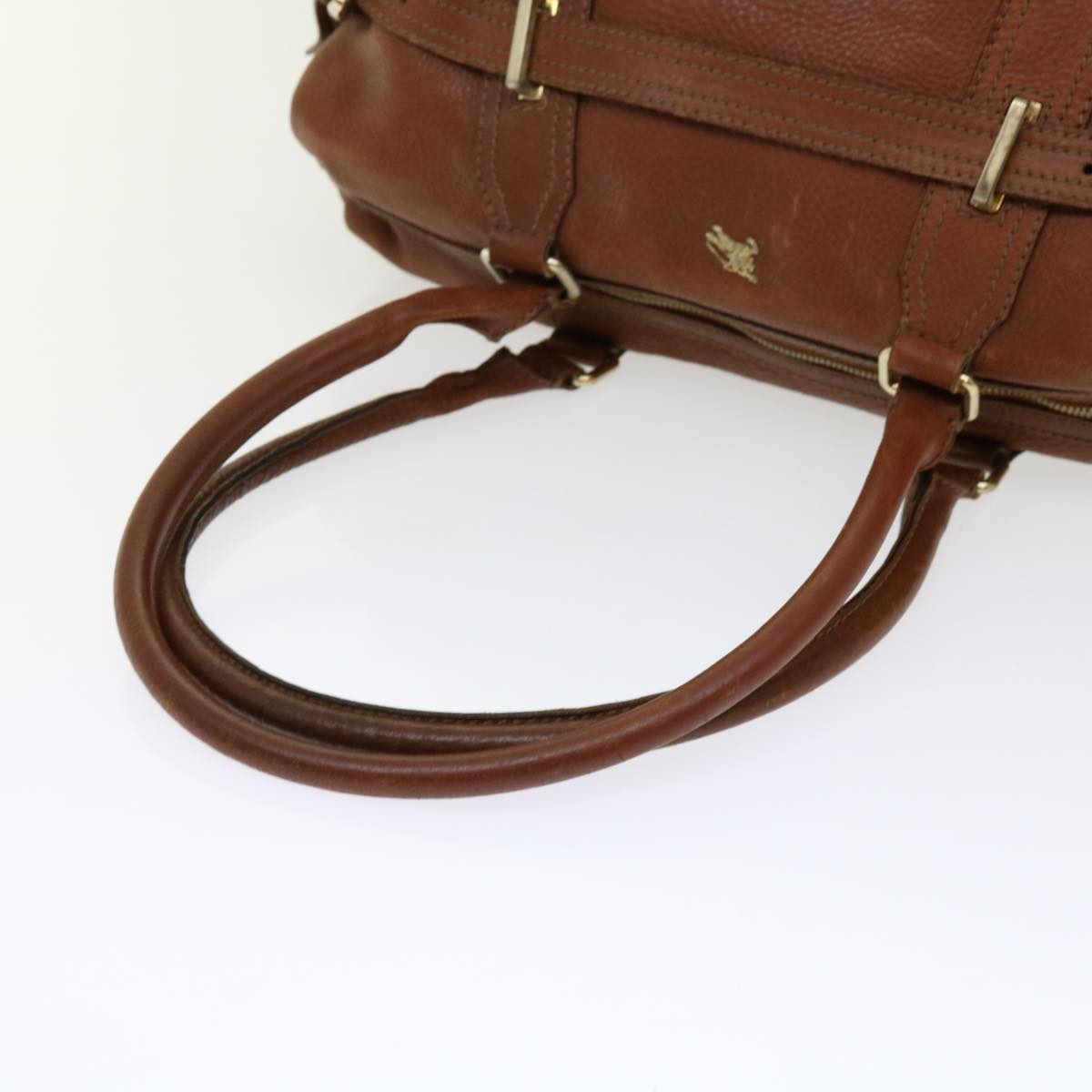 Burberry Shoulder Bag Leather Brown Auth bs11191
