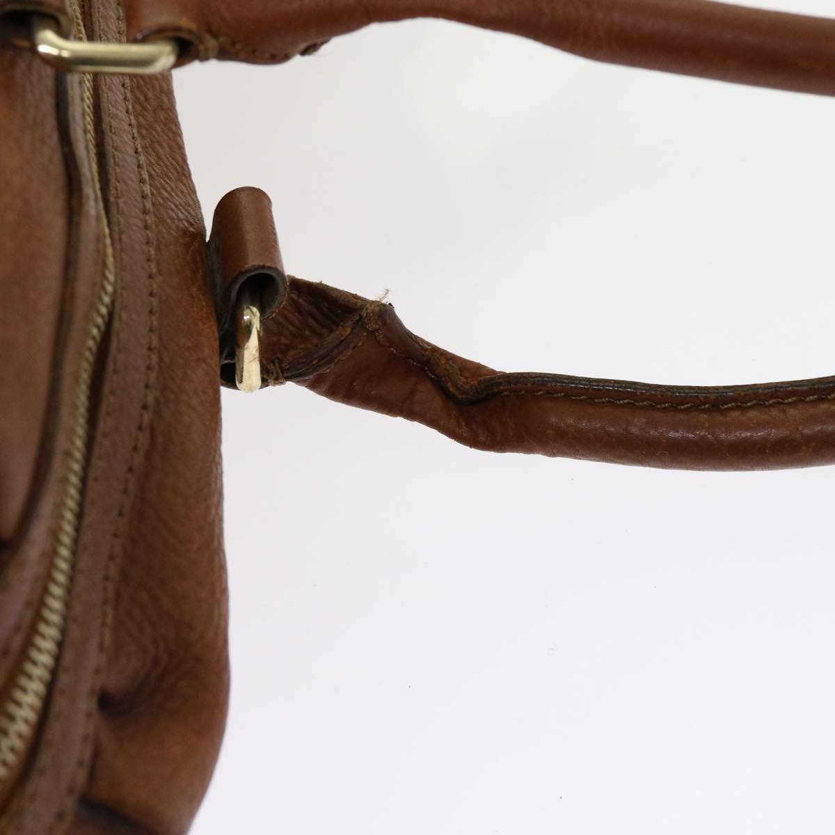 Burberry Shoulder Bag Leather Brown Auth bs11191