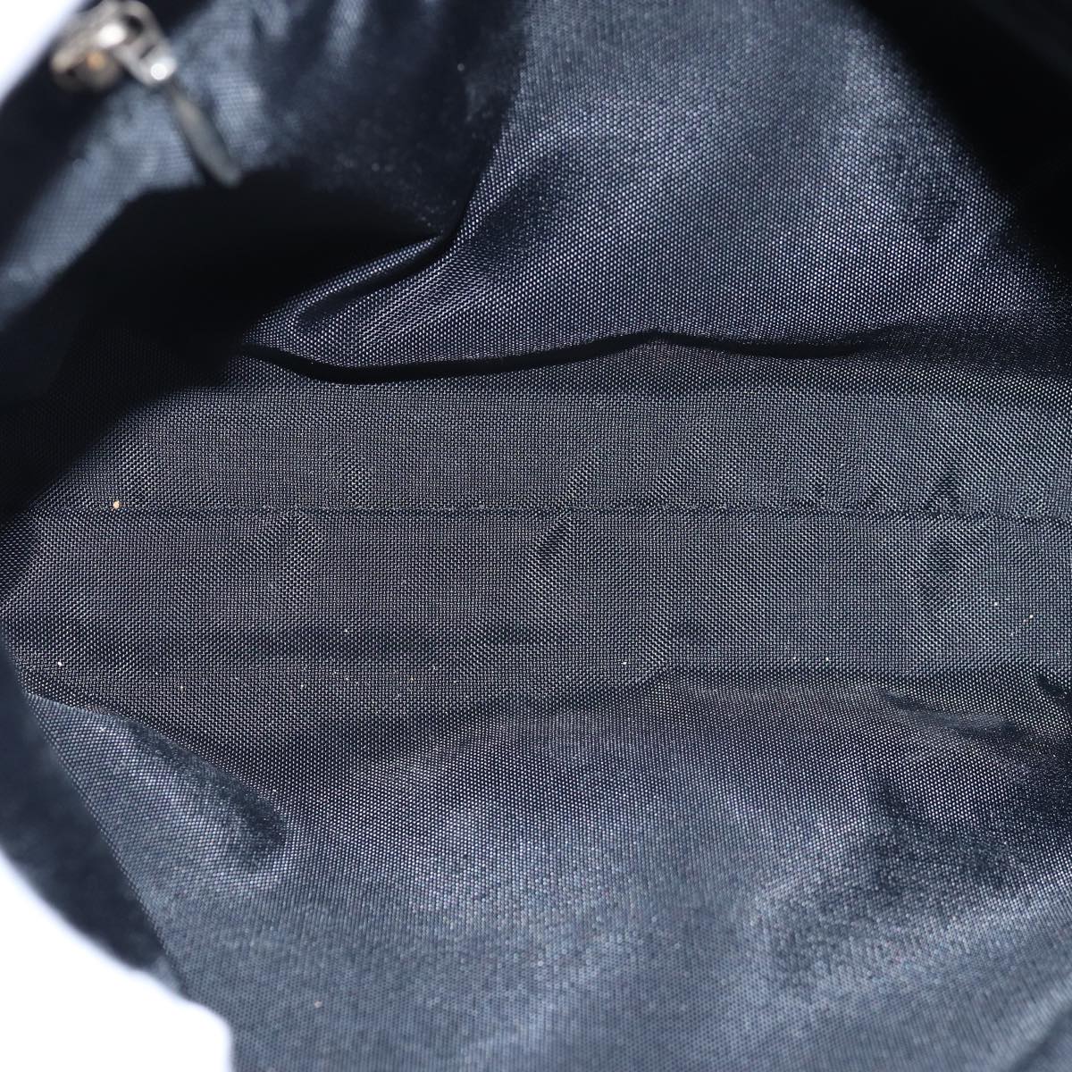 Burberry Nova Check Shoulder Bag Nylon Black Beige Auth bs14564
