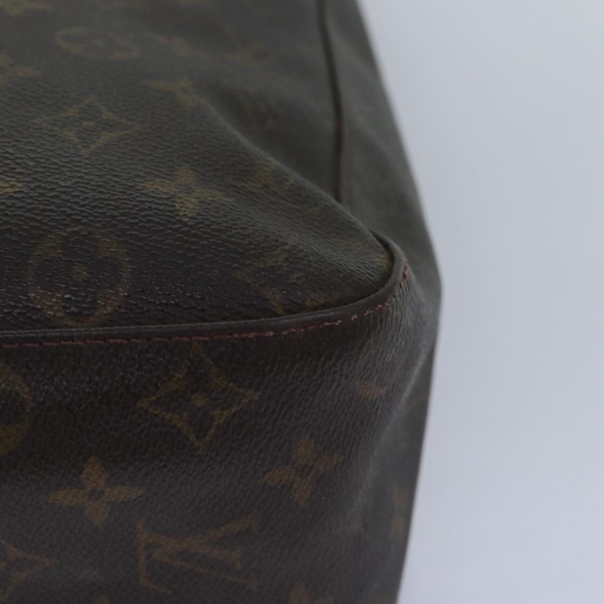 LOUIS VUITTON Monogram Looping GM Shoulder Bag M51145 LV Auth bs16906
