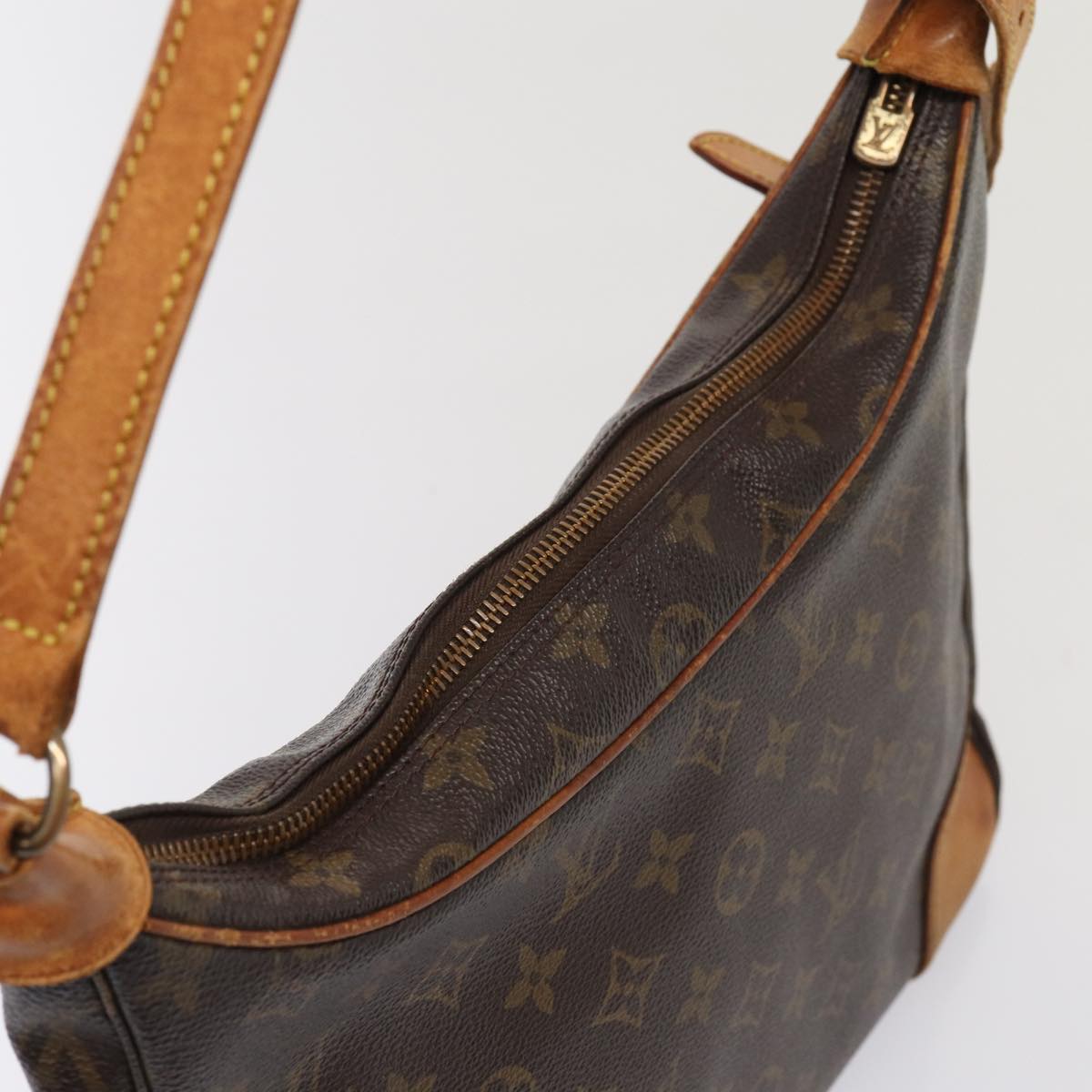 LOUIS VUITTON Monogram Boulogne 30 Shoulder Bag M51265 LV Auth bs16927