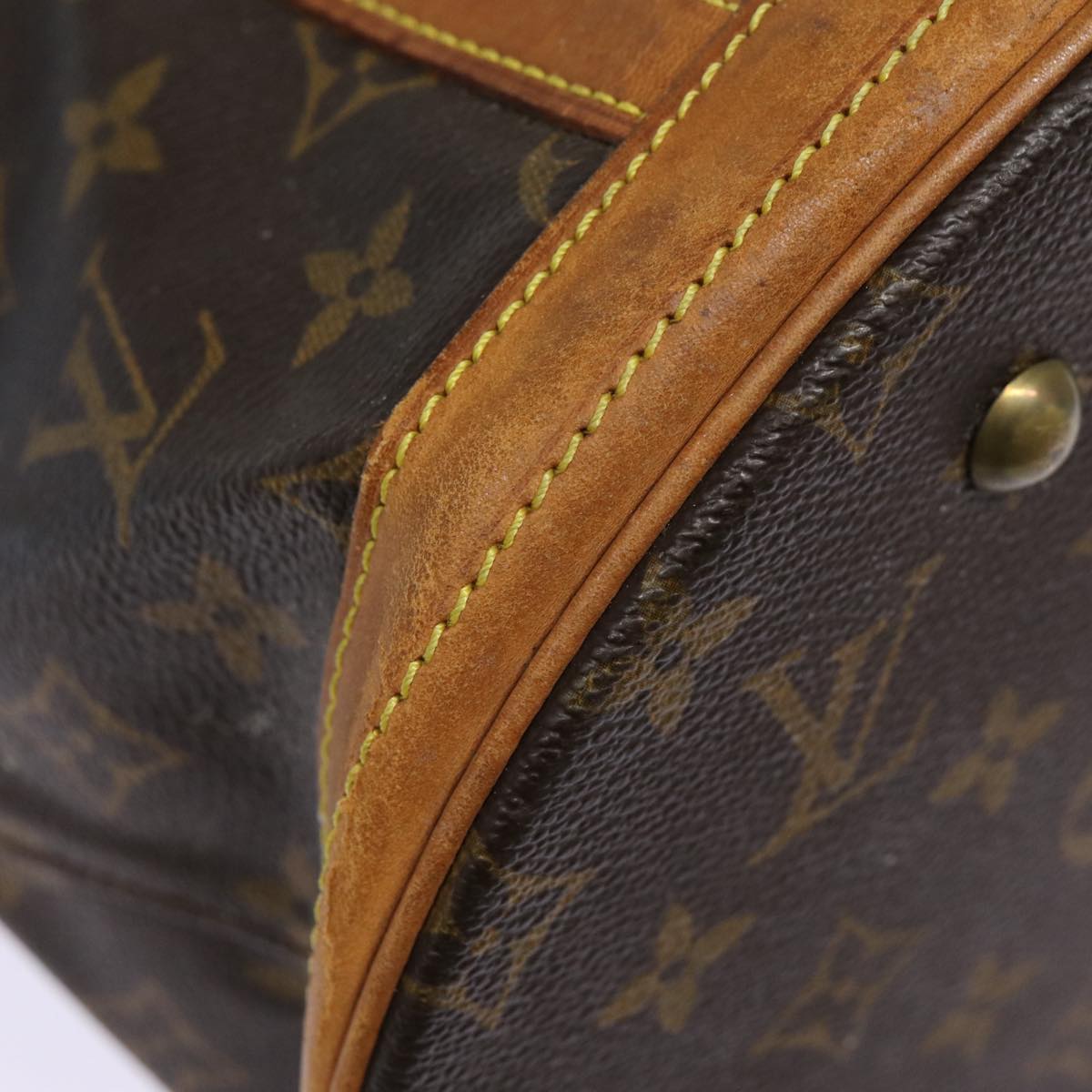 LOUIS VUITTON Monogram Bucket GM Shoulder Bag M42236 LV Auth bs16942