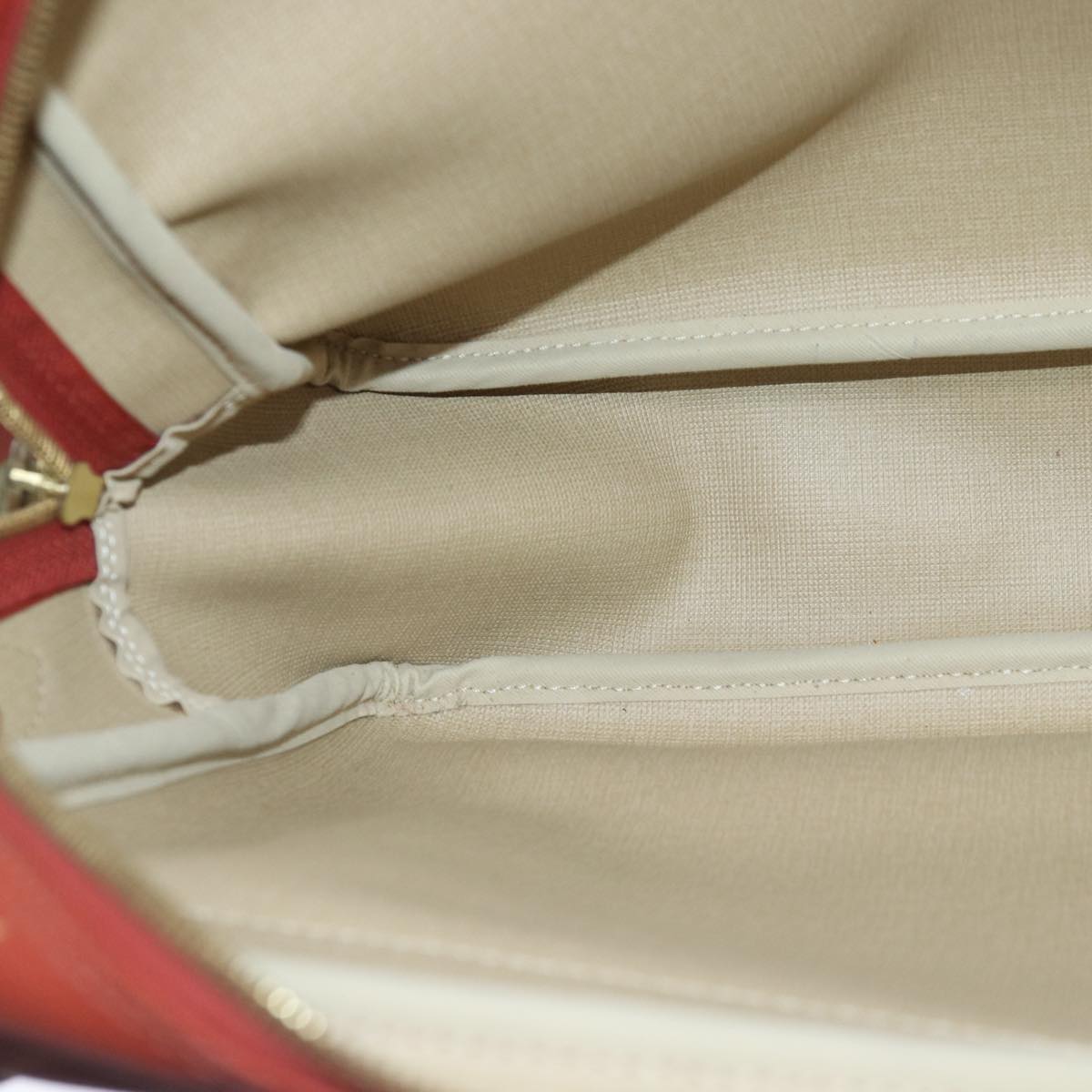 LOUIS VUITTON Cup Calvi Shoulder Bag Red Aboganie M80028 LV Auth bs16944