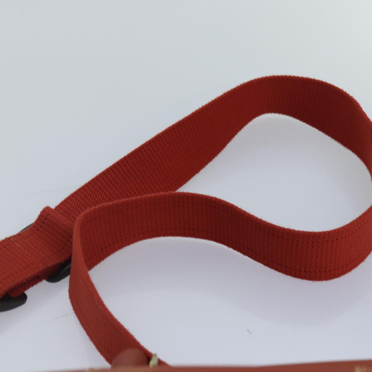 LOUIS VUITTON Cup Calvi Shoulder Bag Red Aboganie M80028 LV Auth bs16944