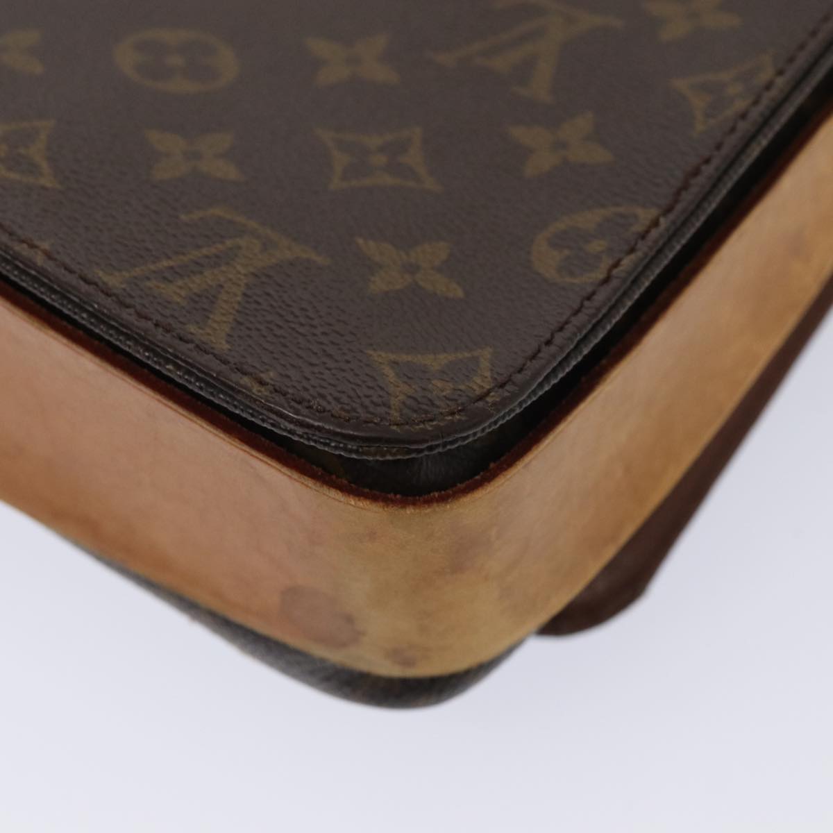 LOUIS VUITTON Monogram Cartouchiere GM Shoulder Bag M51252 LV Auth bs17000